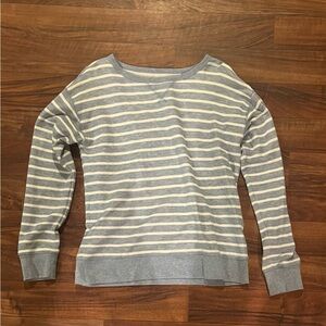 Gap Striped Blue and White Sweater size small